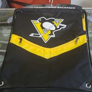 Penguins Drawstring Backpack